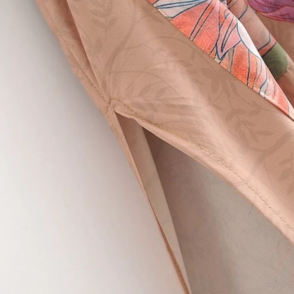 🔥LAST 1🔥NWT LIGHTWEIGHT PEACOCK PRINT BOHO KIMONO - Picture 9 of 12